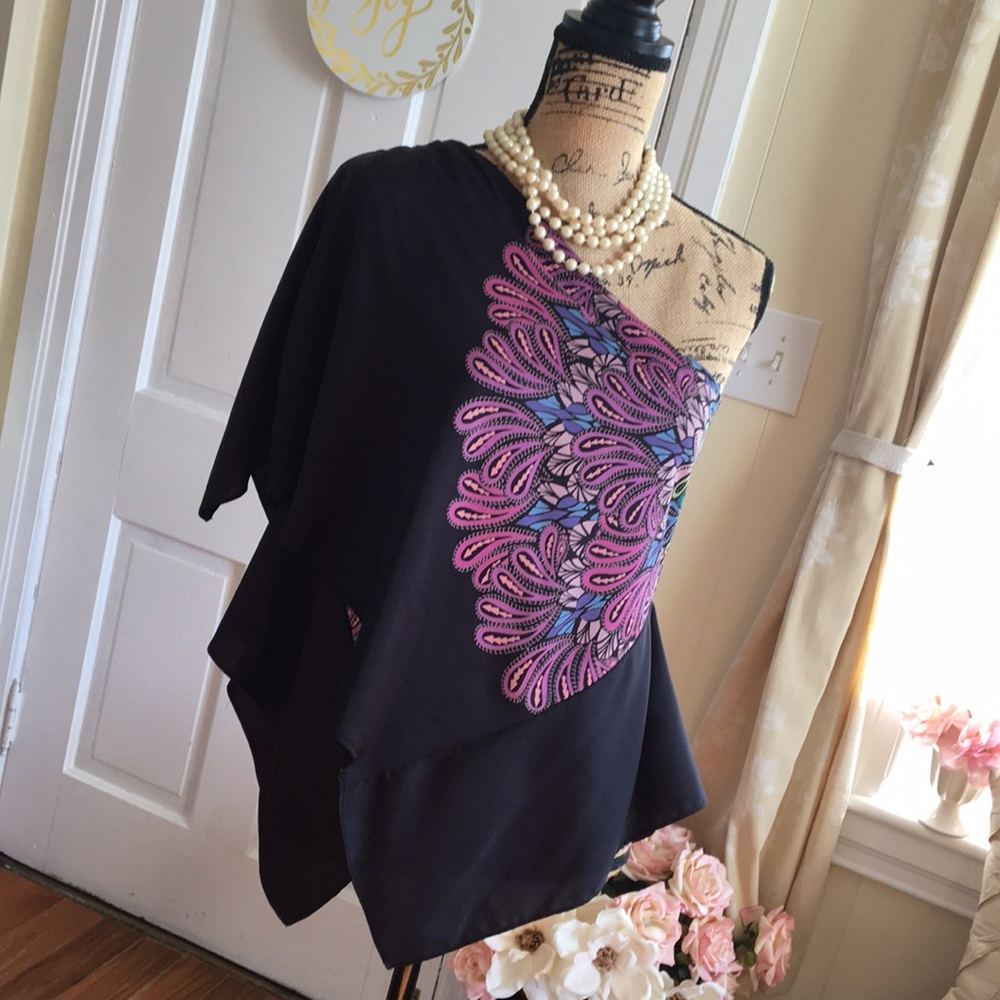 NICOLE MILLER • Gorgeous One Shoulder Top - Picture 12 of 13